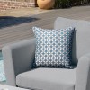 Maze Lounge Outdoor Fabric Pulse Lead Chine 3 Seat Sofa Set with Rising Table