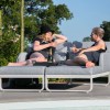 Maze Lounge Outdoor Fabric Unity Lead Chine Double Sunlounger