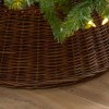 70cm Brown Willow Round Christmas Tree Ring