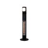 Nova Outdoor Living Helios Black 3kW Free Standing Electric Patio Heater