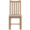 Exeter Light Oak Furniture Dining Chair (Pair)