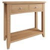 Exeter Light Oak Furniture Console Table