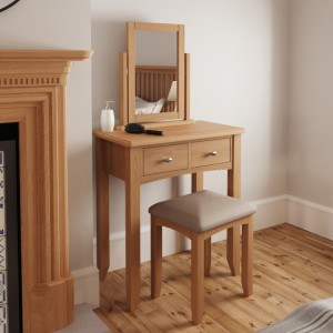 Exeter Light Oak Furniture Dressing Table