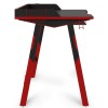 Alphason Office Furniture Fuego Black and Red Gaming Desk