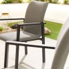 Nova Outdoor Fabric Hugo Light Grey 6 Seat Oval Dining Set