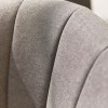 Nova Outdoor Fabric Edge Light Grey 6 Seat Round Dining Set