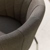 Nova Outdoor Fabric Edge Dark Grey 6 Seat Rectangular Dining Set