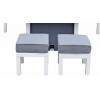 Signature Weave Garden Furniture Bettina Grey Aluminium 3 Seat Sofa Dining Set