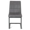 Bentley Designs Lewis Furniture Distressed Dark Grey Fabric Chairs