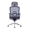Alphason Office Furniture Miami Black Mesh Back Chair