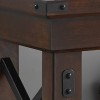 Alphason Furniture Wildwood Espresso Veneer Wood Wild Screen TV Stand