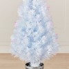 Nova Garden TWW 3ft Pink & White Fibre Optic Artificial Christmas Tree