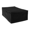 Nova Garden Furniture Black 6 Seat Rectangular Cube Set Cover