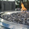 Nova Garden Furniture Ruxley Grey Weave 8 Seat Round Dining Set with Fire Pit