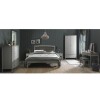 Whitby Scandi Oak Furniture Double Grey 135cm Low End Footend Bedstead