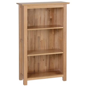 Devonshire New Oak Furniture 3ft Small Bookcase