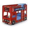 Julian Bowen Furniture London Double Decker Bus Red Bunk Bed