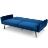 Julian Bowen Furniture Afina Blue Velvet Sofabed