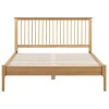 Julian Bowen Oak Furniture Cotswold Double 4ft6 Bed with Low Foot End