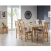 Julian Bowen Oak Furniture Cotswold Nest of 2 Tables
