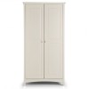 Julian Bowen Painted Furniture Cameo White 2 Door Wardrobe
