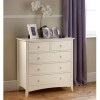 Julian Bowen Painted Furniture Cameo White 3 Over 2 Drawer Chest