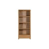 Julian Bowen Oak Furniture Curve Tall Bookcase