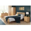 Julian Bowen Oak Furniture Curve 5ft King Size Bed