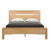 Julian Bowen Oak Furniture Curve 5ft King Size Bed