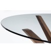 Julian Bowen Chelsea 140cm Large Glass Top Dining Table