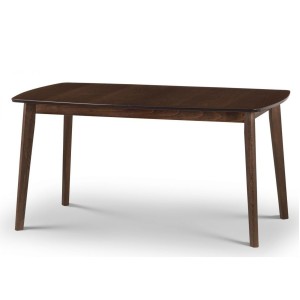 Julian Bowen Kensington Walnut 195cm Extending Dining Table