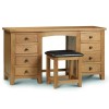 Julian Bowen Oak Furniture Marlborough Dressing Table Stool