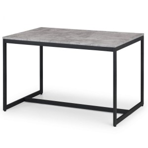 Julian Bowen Metal Furniture Staten Dining Table