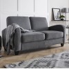 Julian Bowen Vivo Furniture Dusk Grey Chenille 3 Seater Sofa