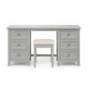 Julian Bowen Painted Furniture Maine Dove Grey Dressing Table