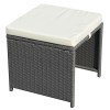 Royalcraft Garden Furniture Cannes Grey 8 Seater Cube Set