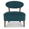 Bentley Designs Margot Sea Green Velvet Fabric Casual Chair