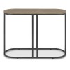 Chevron Weathered Ash Furniture Console Table