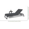 Maze Lounge Outdoor Fabric Allure Charcoal Sunlounger