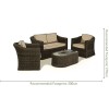 Maze Rattan Garden Furniture Winchester 2 Seat Sofa Set