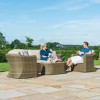 Maze Rattan Garden Furniture Winchester 3 Seat Sofa Set