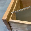 Opus Solid Oak Furniture 2 Drawer Filing Cabinet