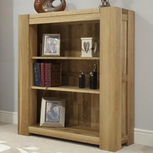 Trend Solid Oak Furniture Small Bookcase