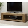 Trend Solid Oak Furniture TV Plasma Unit Cabinet