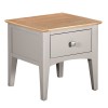Alfriston Grey Painted Furniture Lamp Table with Drawer