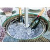 Maze Rattan Garden Furniture Winchester 6 Seat Oval Ice Bucket Dining Set with Venice Chairs & Lazy Susan