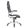 Alphason Office Furniture Talladega Black Faux Leather Racing Office Chair