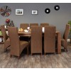 Mayan Walnut Furniture 8 Seater Dining Table CDR04C