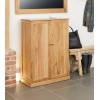 Mobel Oak Furniture Large Shoe Cupboard COR20D