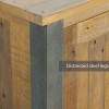 Urban Elegance Reclaimed Wood Furniture 4 Drawer 3 Door Sideboard VPR02A